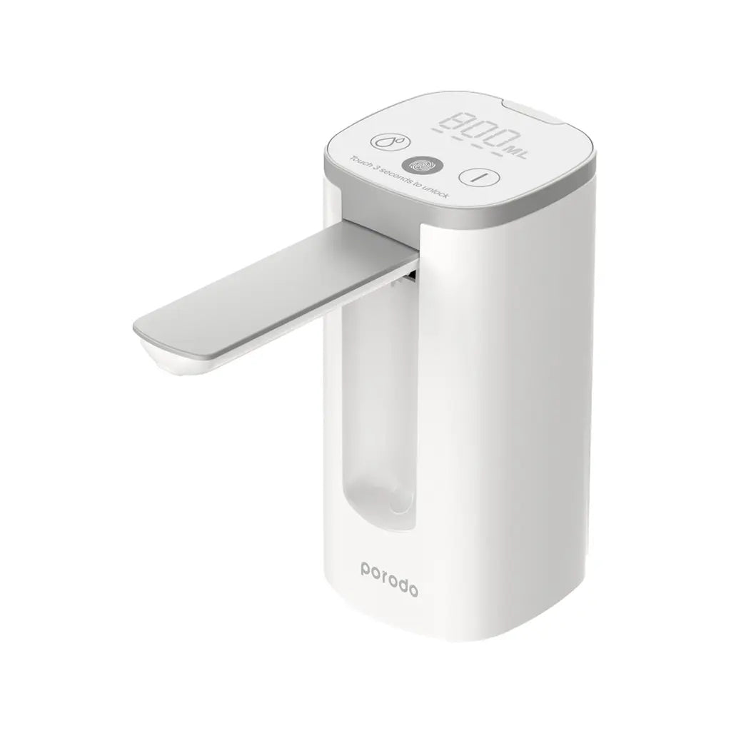 Porodo Lifestyle Mini Water Dispenser with LED Display - White Porodo Lifestyle Mini Water Dispenser with LED Display - White